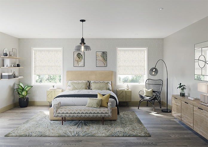 Summer Meadow, Midday Yellow - Twist&Fit Roller Blind - Image 8